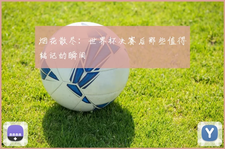 烟花散尽：世界杯决赛后那些值得铭记的瞬间